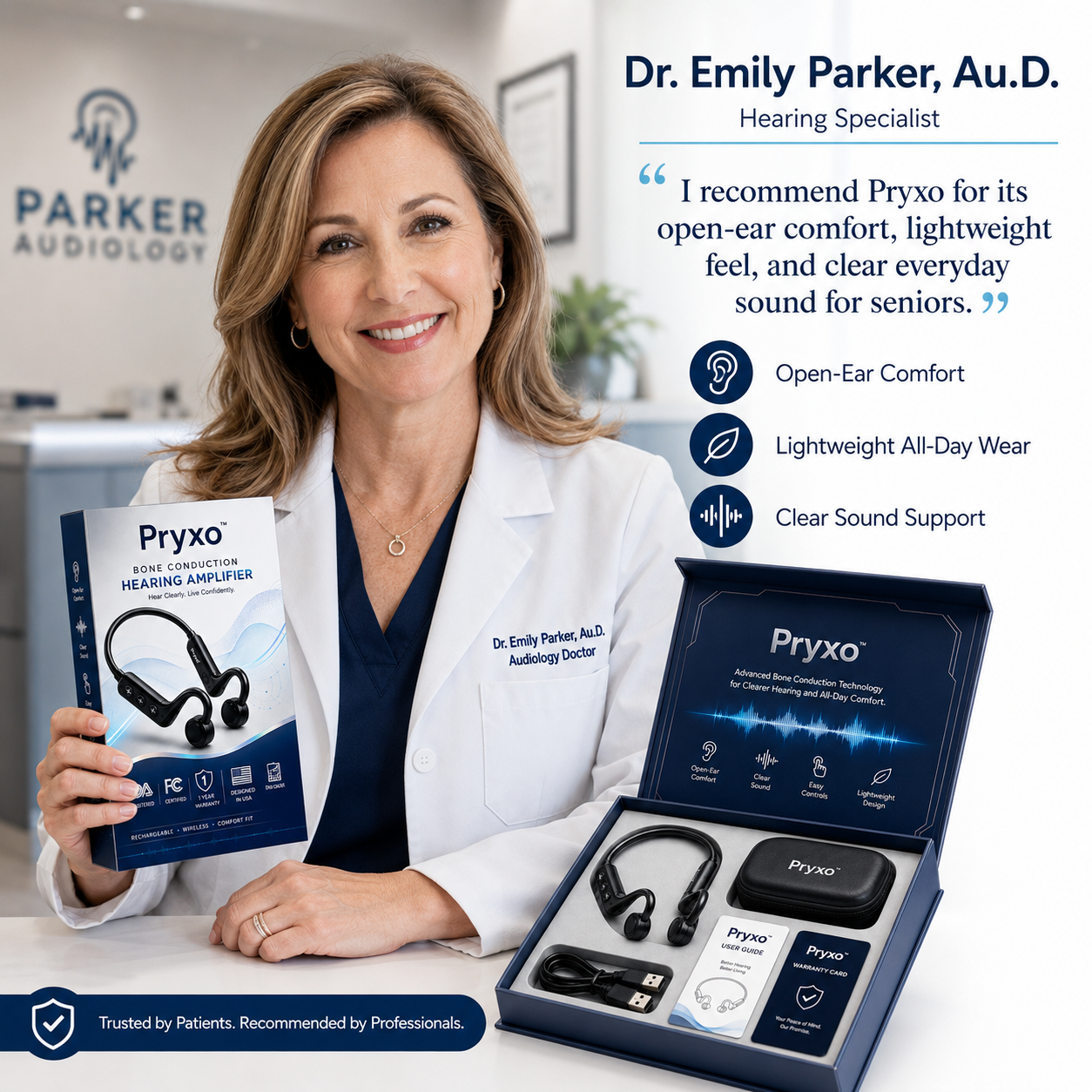 💖💥Limited-time offer! 🔥Pryxo™ Bone Conduction Hearing Aids — Hear the sounds you should hear!